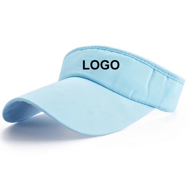 The Visor Cap With Adjustable Strap On Back - Image 2