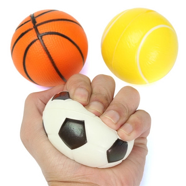 Tennis Shape Stress Ball Reliever - Image 2