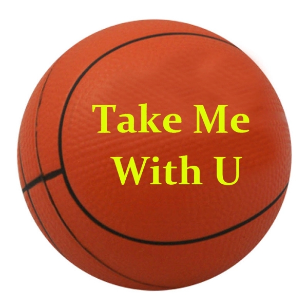 Basketball Shape Stress Ball Reliever - Image 4