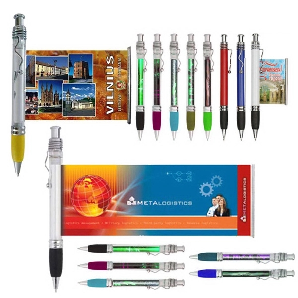 Ballpoint Pen With Banner - Image 1