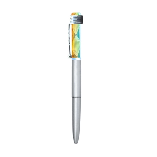 LED Lighted Logo Pen with Multicolor or Blue Lights - Image 2