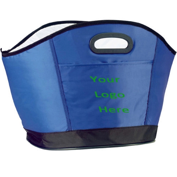 Insulated Lunch Cooler Bucket Shape Bag - Image 4