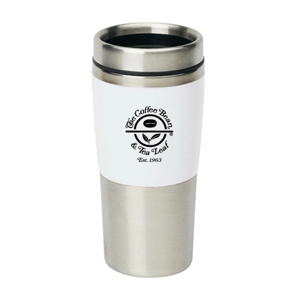 16OZ. COLOR BLOCK STAINLESS STEEL TUMBLER - Image 6