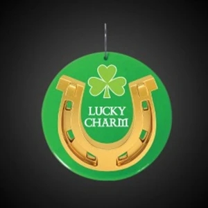 Lucky Charm Plastic Medallions - 2 1/2"