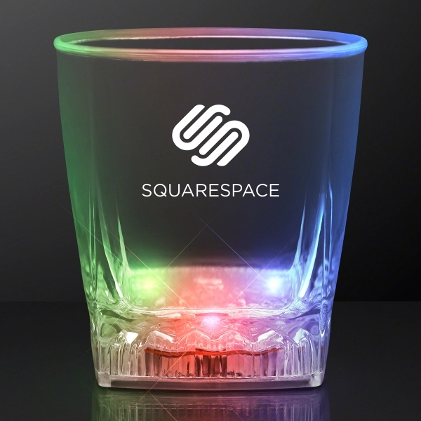 Color Change LED Whiskey Rocks Glass - Image 1