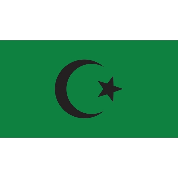 Religious Economy Car Flag - Islamic (Black Seal)