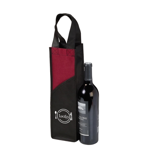 Sedona Non-Woven Wine Tote - Image 1