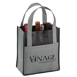 Toscana Six Bottle Non-Woven Wine Tote