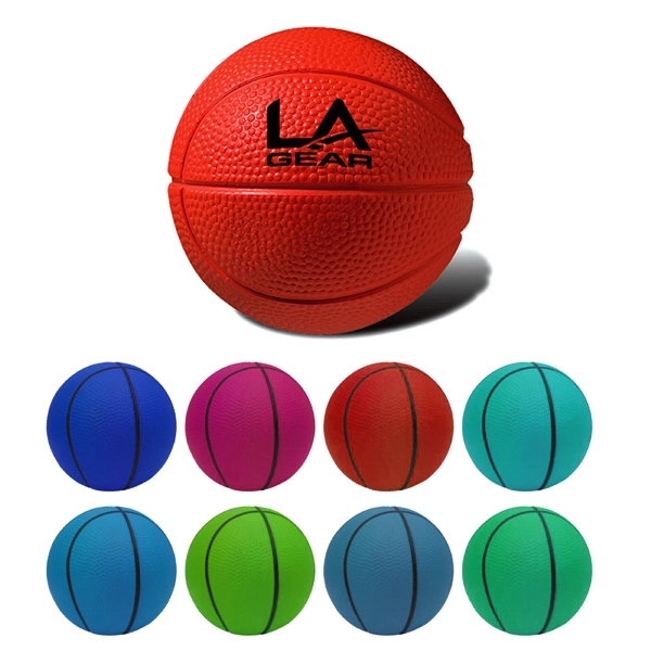 Basketball Shape Stress Ball Reliever - Image 1