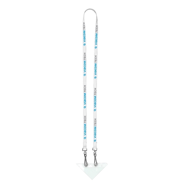 Dual Attachment Super Soft Polyester Lanyard - Sublimation - Image 1