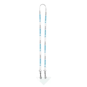 Dual Attachment Super Soft Polyester Lanyard - Sublimation
