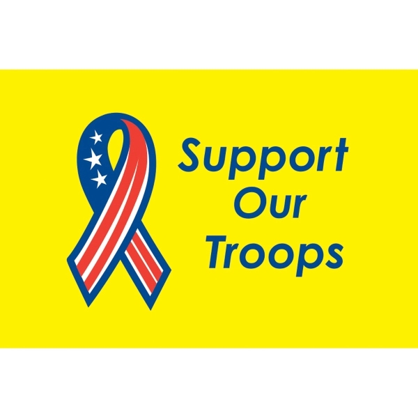 Support Our Troops Nylon Flag