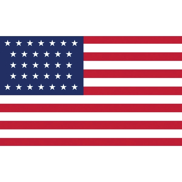 Historical US 32 Stars Flag