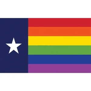 Texas Pride Motorcycle Flag