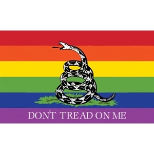 Don't Tread on Me Pride Stick Flag