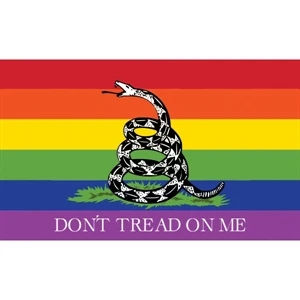 Don't Tread on Me Pride Deluxe Flag