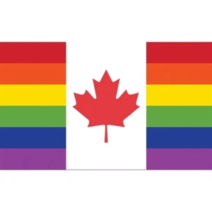 Canada Pride Motorcycle Flag