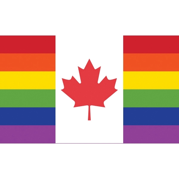 Canada Pride Premium Car Flag