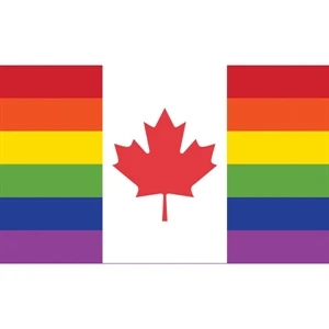 Canada Pride Premium Car Flag