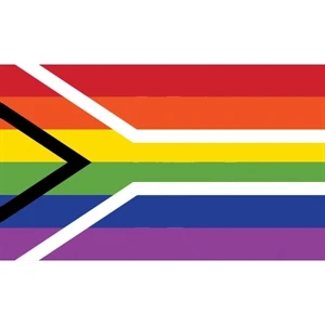 South Africa Pride Antenna Flag