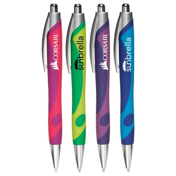 Nice" Colored Designed Clicker Pen