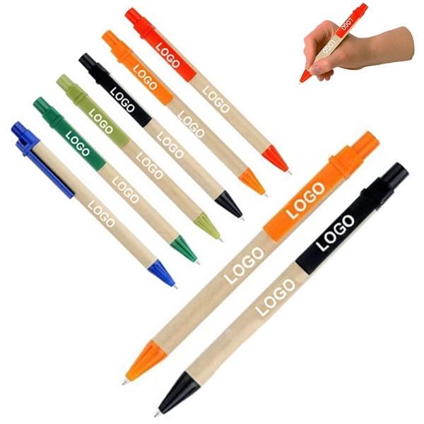 Classic Eco-friendly Craft Paper Pen - Image 1