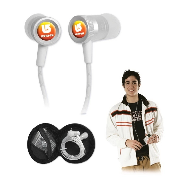myBuds™ B27 Metal In-Ear Earbuds Style Headphones - Image 1