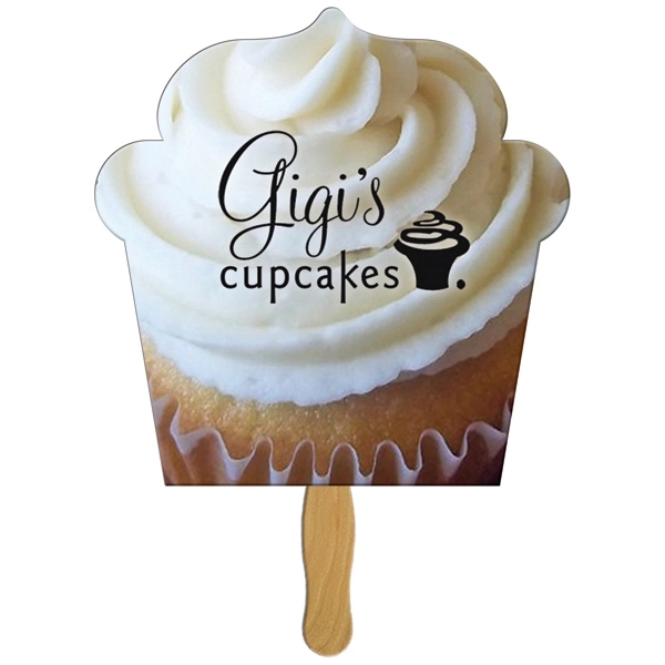 Cupcake Hand Fan Full Color - Image 1