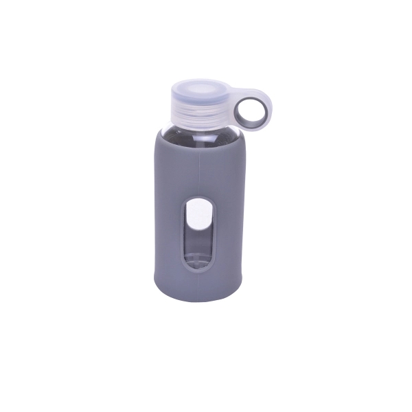 Showmany 12 Oz Glass Bottle With Silicone Cover - Image 4