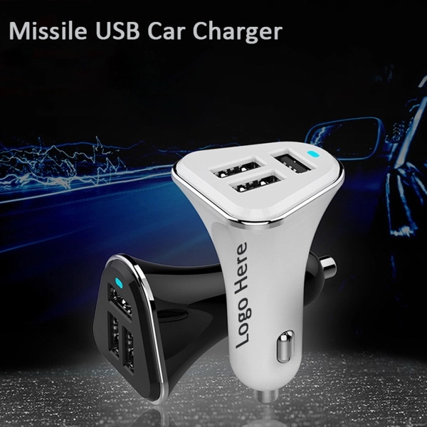 3 Port USB Car Charger - Image 2