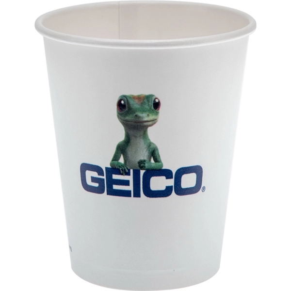 12 oz Eco-Friendly Paper Cup - White - Digital