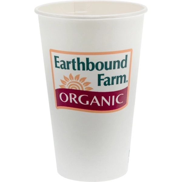 16 oz Eco-Friendly Paper Cup - White - Digital