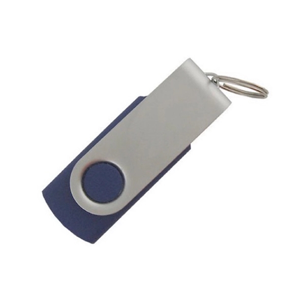 Twister Swivel USB flash drive w/ Metal clip - Image 4