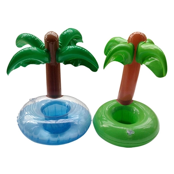 Inflatable Floating Palm Tree Cup Holder - Image 4