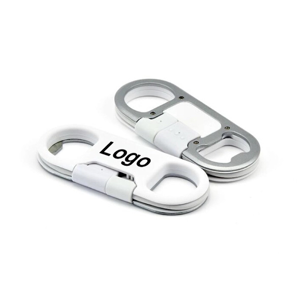 Bottle Opener Charging Cable Keychain - Image 5
