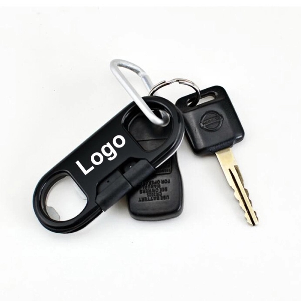 Bottle Opener Charging Cable Keychain - Image 7