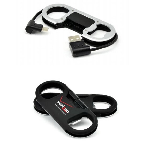 Bottle Opener Charging Cable Keychain - Image 11
