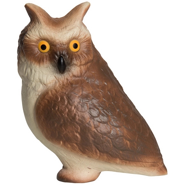 Squeezies® Horned Owl Stress Reliever - Image 1