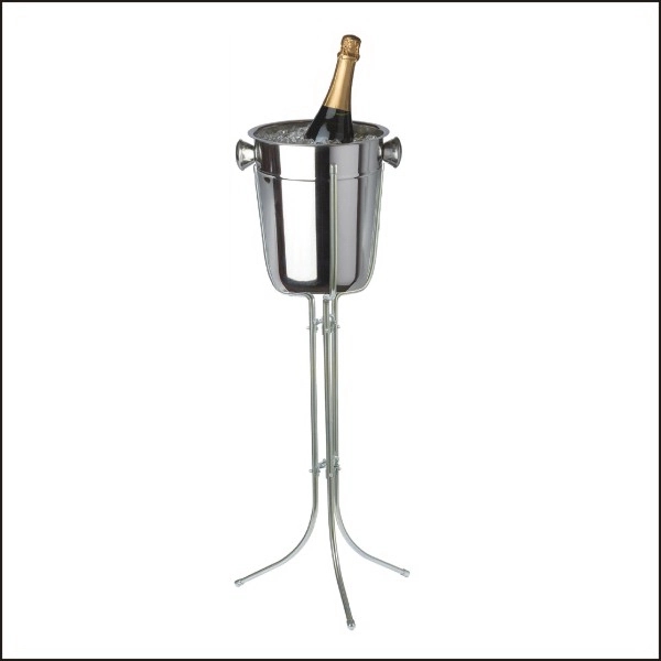 Extra-Tall Wine Cooler Set, Stainless Steel