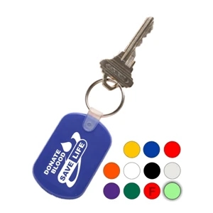 Union Printed, Soft Plastic Keychain Key Tag