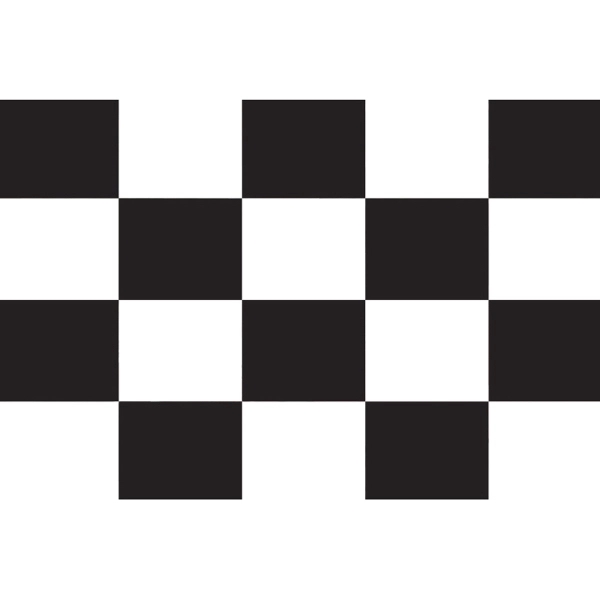 Checkered Printed Flags - Nylon