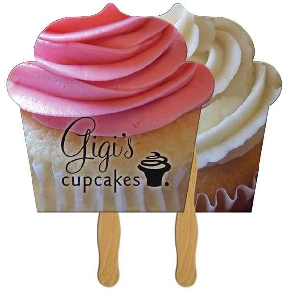 Cupcake Hand Fan Full Color - Image 2