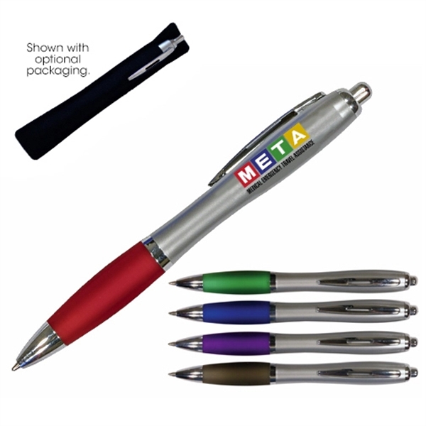 Silhouette Satin Grip Pen, Full Color Digital - Image 1