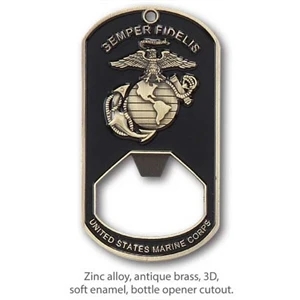 Challenge Coin and Bottle Opener