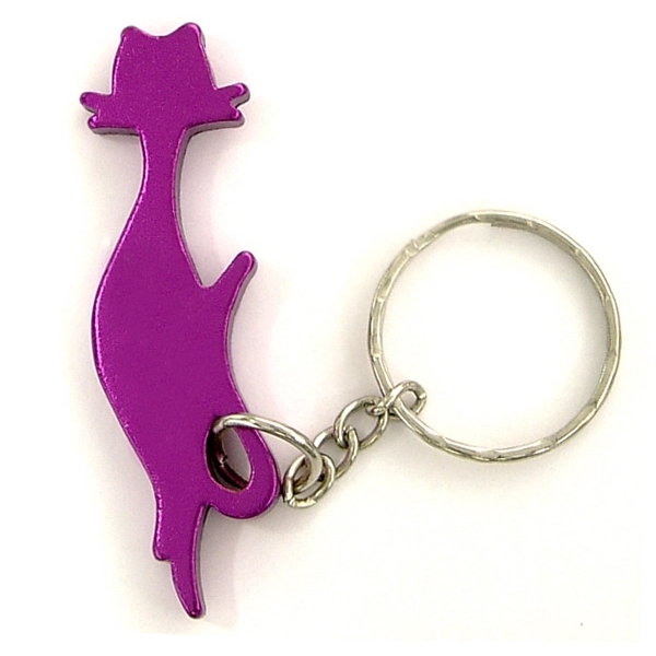 Cat shape bottle opener key chain - Image 5
