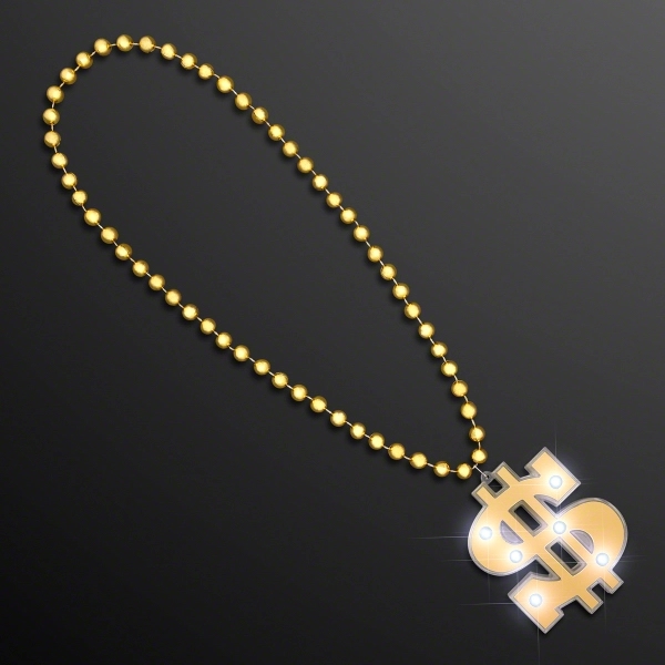 Light Up Dollar Sign Bling on Beads - Image 3