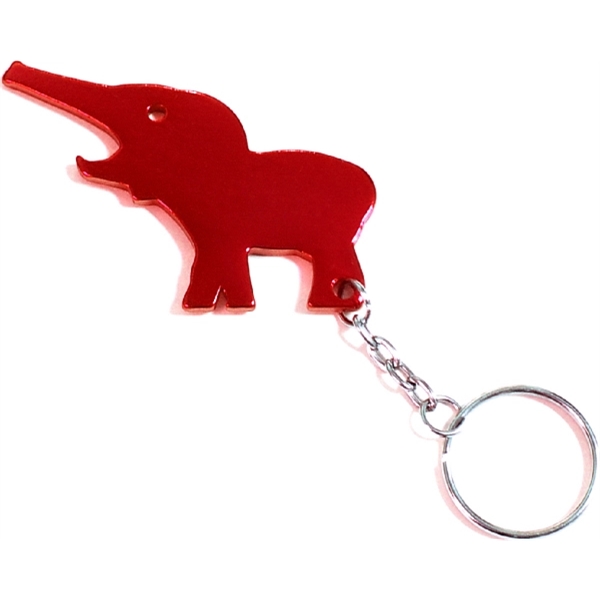 Metal Elephant Shape Bottle Opener with Key Holder - Image 6