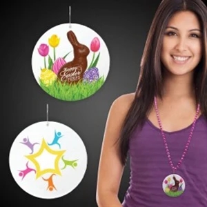 Easter Peeps Plastic Medallions - 2 1/2"