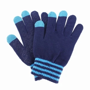 Rubber Grip Touch Screen Stylus Gloves
