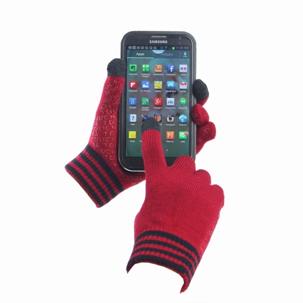 Rubber Grip Touch Screen Stylus Gloves - Image 6
